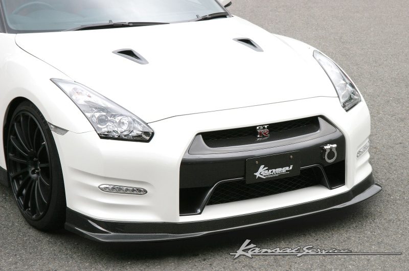 Kansai Service Carbon Front Grille for R35 Nissan GT-R - GT-RR