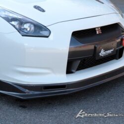 Kansai Service Type 2 Carbon Front Lip & Brake Duct Set for R35