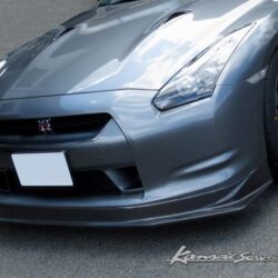 Kansai Service Carbon Fiber Front Lip Spoiler for 2009-16 Nissan