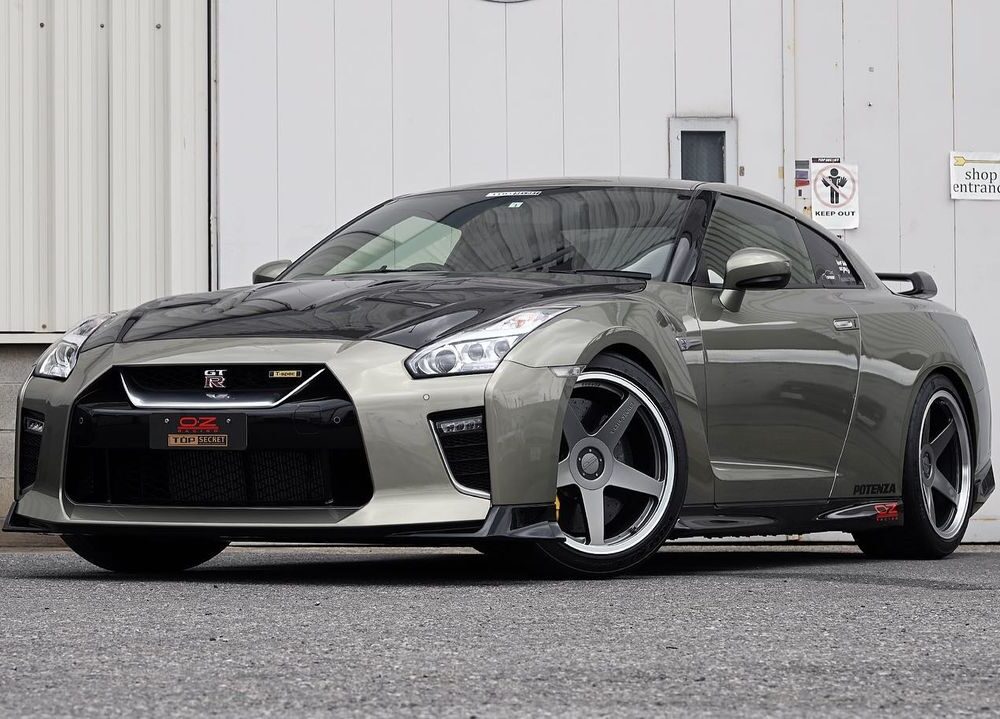 Top Secret OZ New Futura Forged Monoblock Wheel Set for R35 Nissan GT-R ...