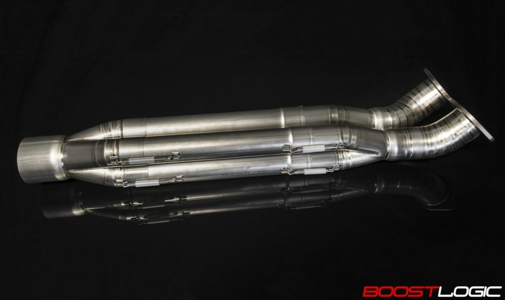 Boost Logic 4-Inch Titanium Exhaust System for R35 Nissan GT-R [BL