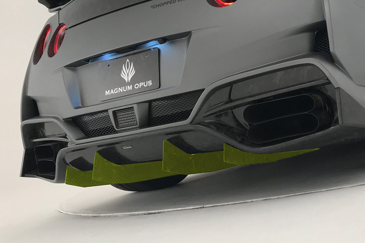 Varis Magnum Opus Vertical Fin Set (for Varis rear bumper '19 ver.2 ...