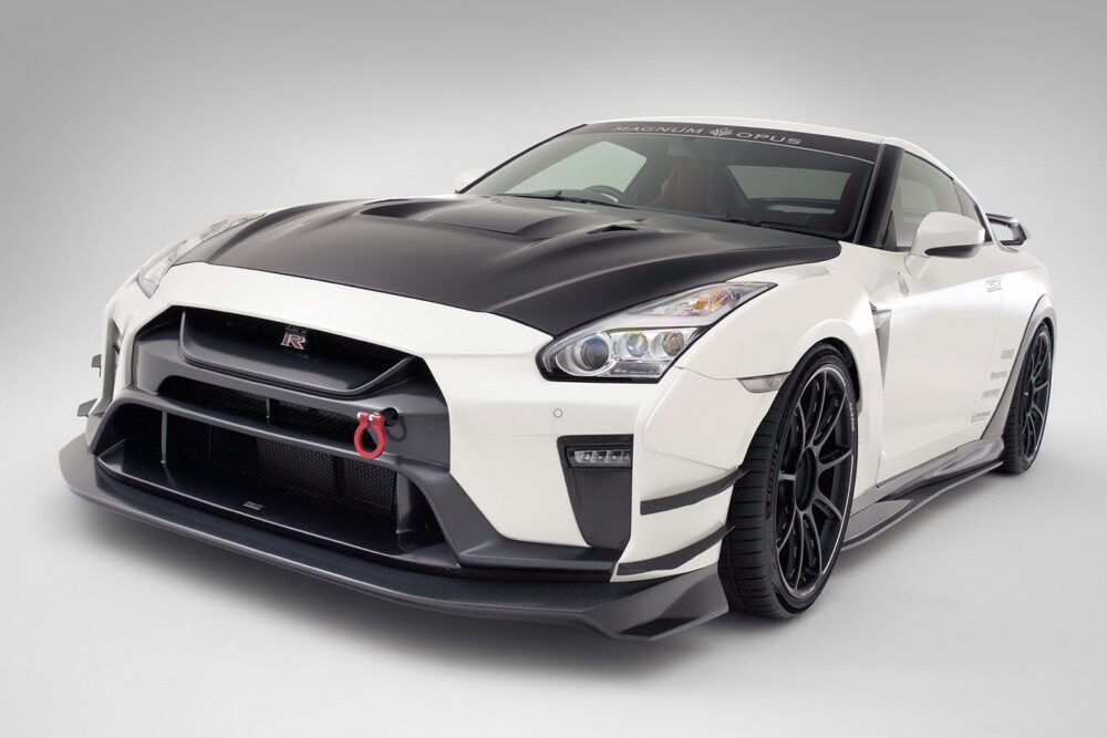 日産 R35 GT-R 前期 純正 フロントバンパー アンダースポイラー付 R35 