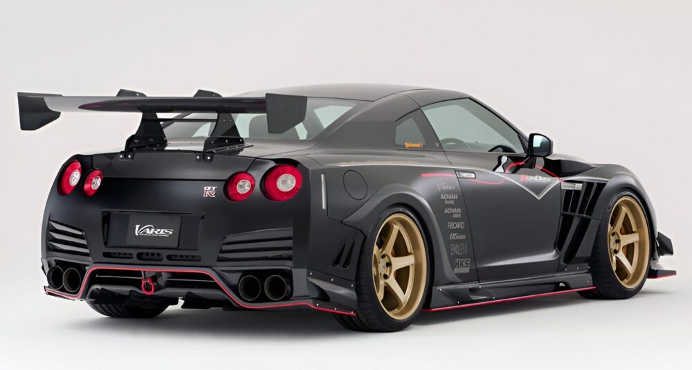 Varis KAMIKAZE-R Circuit Ver. Rear Over Fender Set for CBA-R35