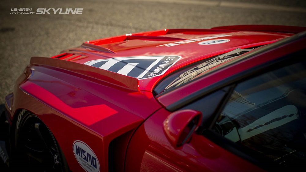 Liberty Walk LB Super Silhouette Widebody Kit for R34 Nissan